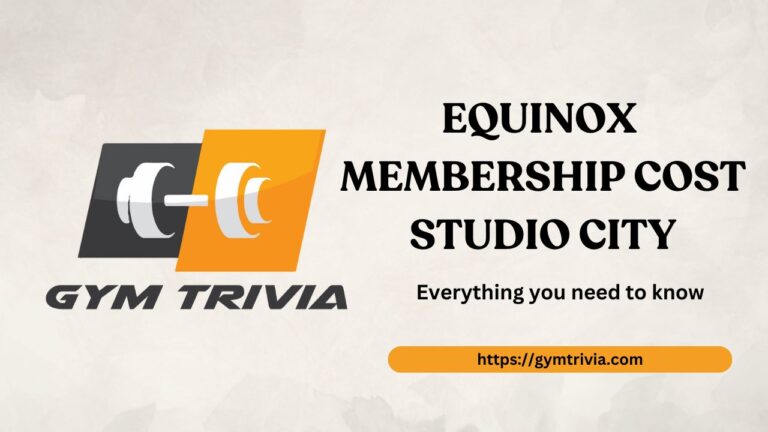 Equinox Membership Cost Studio City