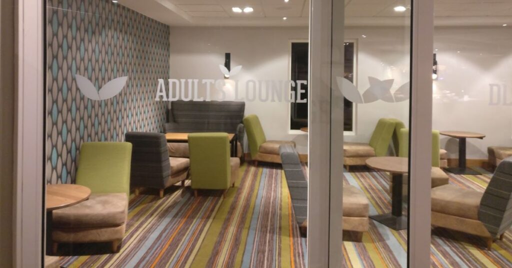 Clubroom also features an adults only area