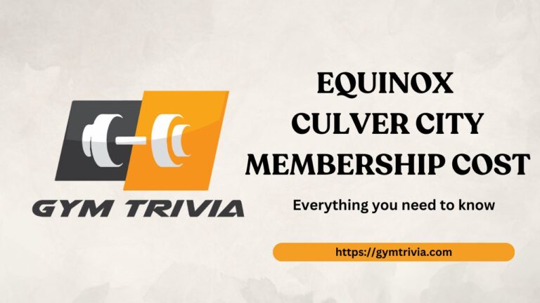 Equinox Culver City Membership Cost